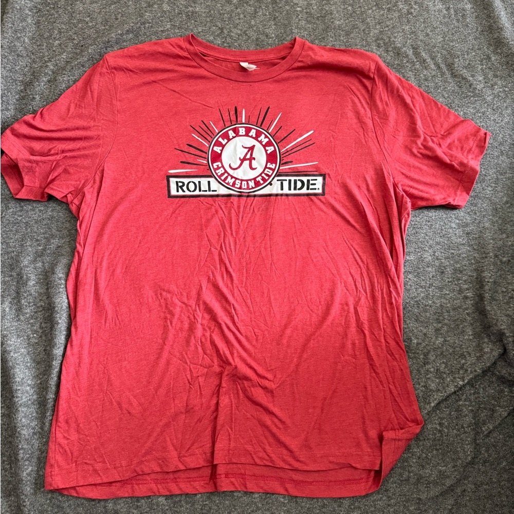 Alabama Bella Canvas Red Short Sleeve Tee